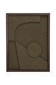 decorarea peretelui în cadru verde KAL.2094