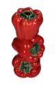 Dekoratívna váza červená