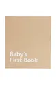 béžová Album Design Letters Babys First Book Vol. 2 Unisex