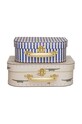 OYOY zestaw pudełek do przechowywania Mini Suitcase Crocodile & Stripes 2-pack multicolor M107570