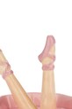 Salon i sypialnia Balvi stojak na pierścionki Happy Legs Dance 9 x 10 x 10 cm 27916 multicolor