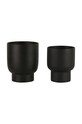 House Nordic suport de ghiveci Fulda 2-pack negru 9001119