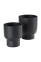 House Nordic suport de ghiveci Fulda 2-pack 9001119 negru AA00