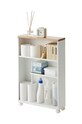 Living și dormitor Yamazaki raft pe roți Tower 4306 alb