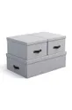 сірий Набір ящиків для зберігання Bigso Box of Sweden Inge 3-pack Unisex