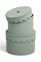 Bigso Box of Sweden set de cutii de depozitare Wilma 2-pack 9882C1606 turcoaz AA00