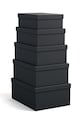 Bigso Box of Sweden set de cutii de depozitare Joel 5-pack gri 310545633