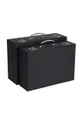 Bigso Box of Sweden zestaw pudełek do przechowywania Siri 2-pack : Materiał tekstylny, Papier, Płyta pilśniowa