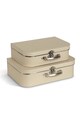 Σετ κουτιών αποθήκευσης Bigso Box of Sweden Childrens Suitcase 2-pack μπεζ 503250233H003