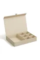 beżowy Bigso Box of Sweden pudełko na biżuterię Jolie Unisex