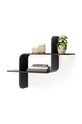 Nappali és hálószoba Umbra függő polc Montage Wall Shelf 1017571.040 fekete