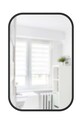 Nástenné zrkadlo Umbra Hub Rectangle čierna 1014801.040