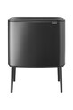 Brabantia cos de gunoi Bo Touch Bin 11 + 23L gri 233548