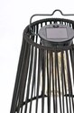 Obývacia izba a spálňa Solárna lampa Bizzotto Nikhita 828080 čierna