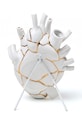 Декоративна ваза Seletti Love in Bloom Kintsugi білий 09929