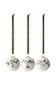 Kähler set de globuri de crăciun Christmas Bauble 3-pack multicolor 693267