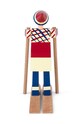 Lifestyle Kay Bojesen glob de crăciun The skier Datti 39411 multicolor