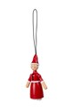 Kay Bojesen ornament pentru pomul de crăciun Santa Claus and Santa Clara 2-pack 39322 multicolor AA00