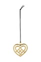 Декоративна висулка Rosendahl Weaved Heart жълт 32532