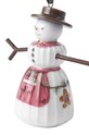 Лайфстайл Декоративна висулка Kähler Christmas Snowwoman 693600 многоцветен