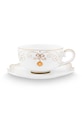 Pip Studio ceasca si farfurioara Royal Winter White125 ml alb 51.004.162