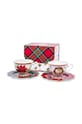 home & lifestyle set de cești și farfurioare 220 ml 2-pack