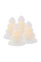 Sirius set de decorațiuni de crăciun cu led Claire Juletra 4-pack alb 13207.