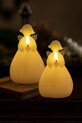 Lifestyle Sirius set de decorațiuni de crăciun cu led Lucia Engel 2-pack 80830 alb