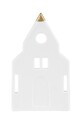 Декоративний свічник Raeder Church білий C90441