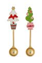 Bloomingville zestaw łyżeczek Freydis Spoon 2-pack czerwony 82061146