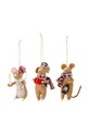 Στολίδι Bloomingville 3-pack καφέ 82061099