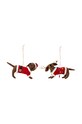 Bloomingville zawieszka dekoracyjna Monty Ornament 2-pack brązowy 82061101