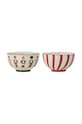 Чаша Bloomingville Jolly Bowl 500 ml 2 шт красный 82051530