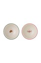 Bloomingville miska Jolly Bowl 500 ml 2-pack 82051530 czerwony AA00