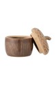 Δοχείο με καπάκι Bloomingville Acorn Jar 200 ml 82061137 καφέ AA00