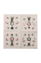 Лайфстайл Набор декоративных салфеток Bloomingville Jolly Napkin 20 шт. 82062561 зелёный