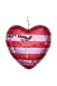 Новорічна прикраса Rice Large Heart Disco Ball барвистий DISCO.LHEA