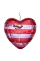 Χριστουγεννιάτικη διακόσμηση Rice Large Heart Disco Ball πολύχρωμο DISCO.LHEA