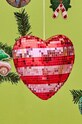 Новорічна прикраса Rice Large Heart Disco Ball DISCO.LHEA барвистий AA00
