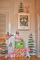 Новогодняя декорация Rice Large Heart Raffia Christmas мультиколор RAFOR.HEA