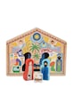 Дървен пъзел за рождество христово &k amsterdam The Crib многоцветен P12.01