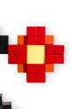 Настінне дзеркало Seletti Pixel Bomb барвистий 17057