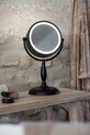 Markslöjd oglindă cu iluminare led Face 108788 negru AA00