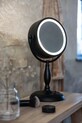 Baie Markslöjd oglindă cu iluminare led Face 108788 negru