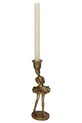 Декоративний свічник home & lifestyle KAL.1259 коричневий
