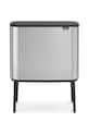 Brabantia cos de gunoi Bo Touch 11 + 23 l gri 316227