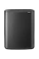 Koš za smeće Brabantia Bo Touch Hi 2 x 30 L crna 233609