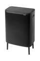 Brabantia kosz na śmieci Bo Touch Hi 2 x 30 L 130625 czarny AA00