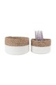 Набір кошиків для зберігання House Nordic Tanta 2-pack 4401531 білий AA00
