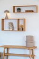 Вітальня та спальня Настінна полиця House Nordic Ember 4292245 бежевий
